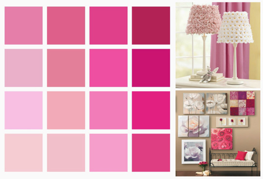 Вещи розового цвета в интерьере - это стильно!