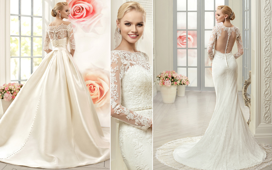 Wedding dresses from the collection Naviblue